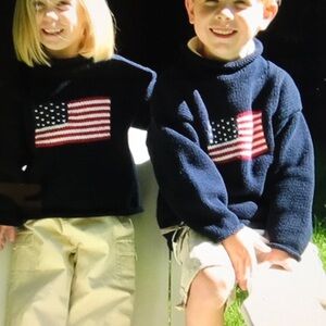 Claver US Flag Sweater